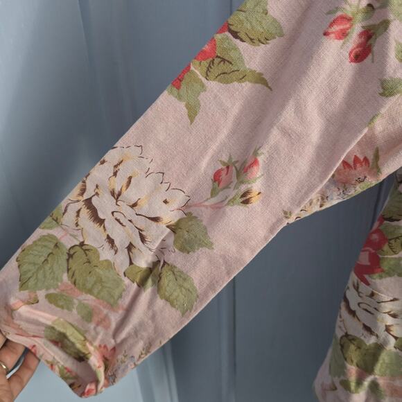 Coldwater Creek Floral Blazer Size PMed – Cottagecore, Linen Blend, Spring Layer - Picture 6 of 7